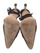 Manolo Blahnik Suede Slingback Pumps