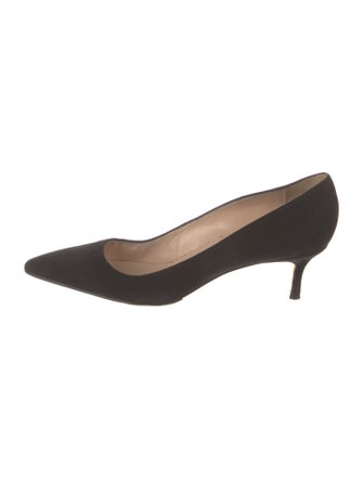 Manolo Blahnik Suede Pumps