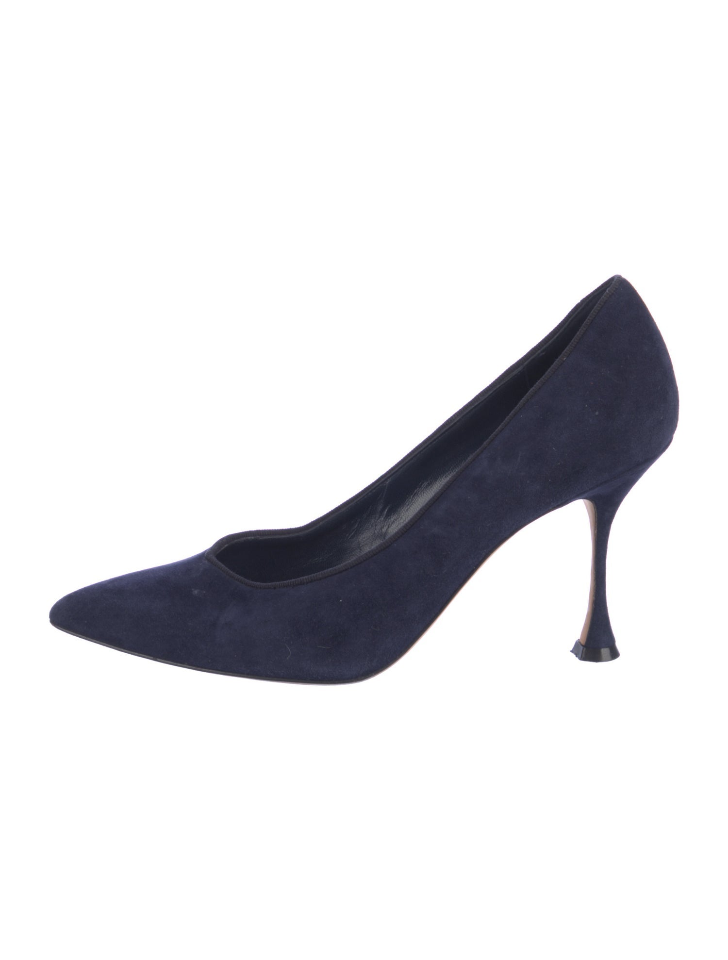 Manolo Blahnik Suede Pumps