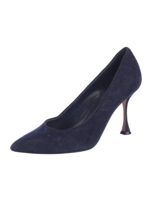 Manolo Blahnik Suede Pumps
