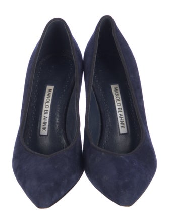 Manolo Blahnik Suede Pumps