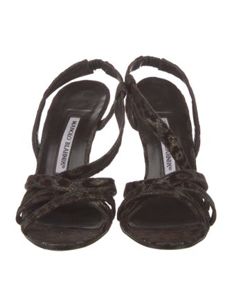 Manolo Blahnik Slingback Sandals