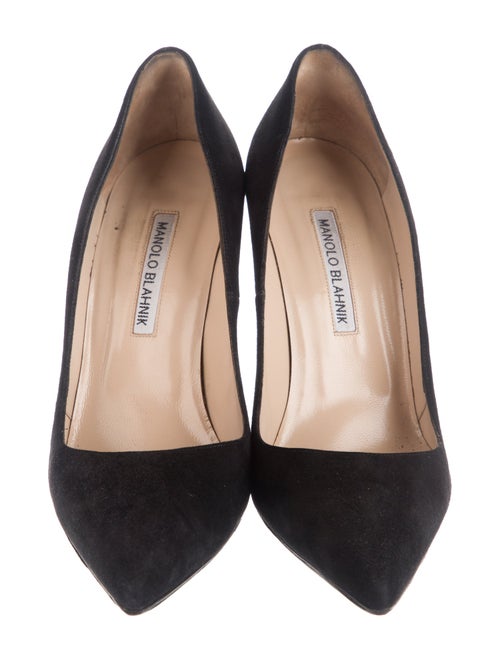 Manolo Blahnik Suede Pumps