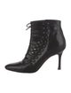 Manolo Blahnik Leather Lace-Up Boots