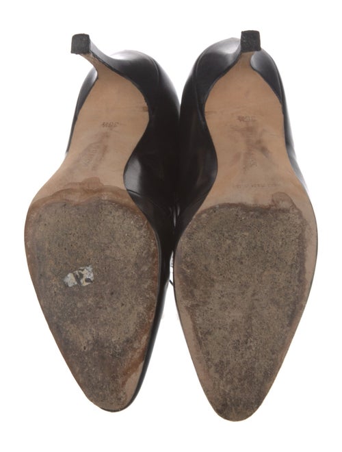 Manolo Blahnik Leather Lace-Up Boots