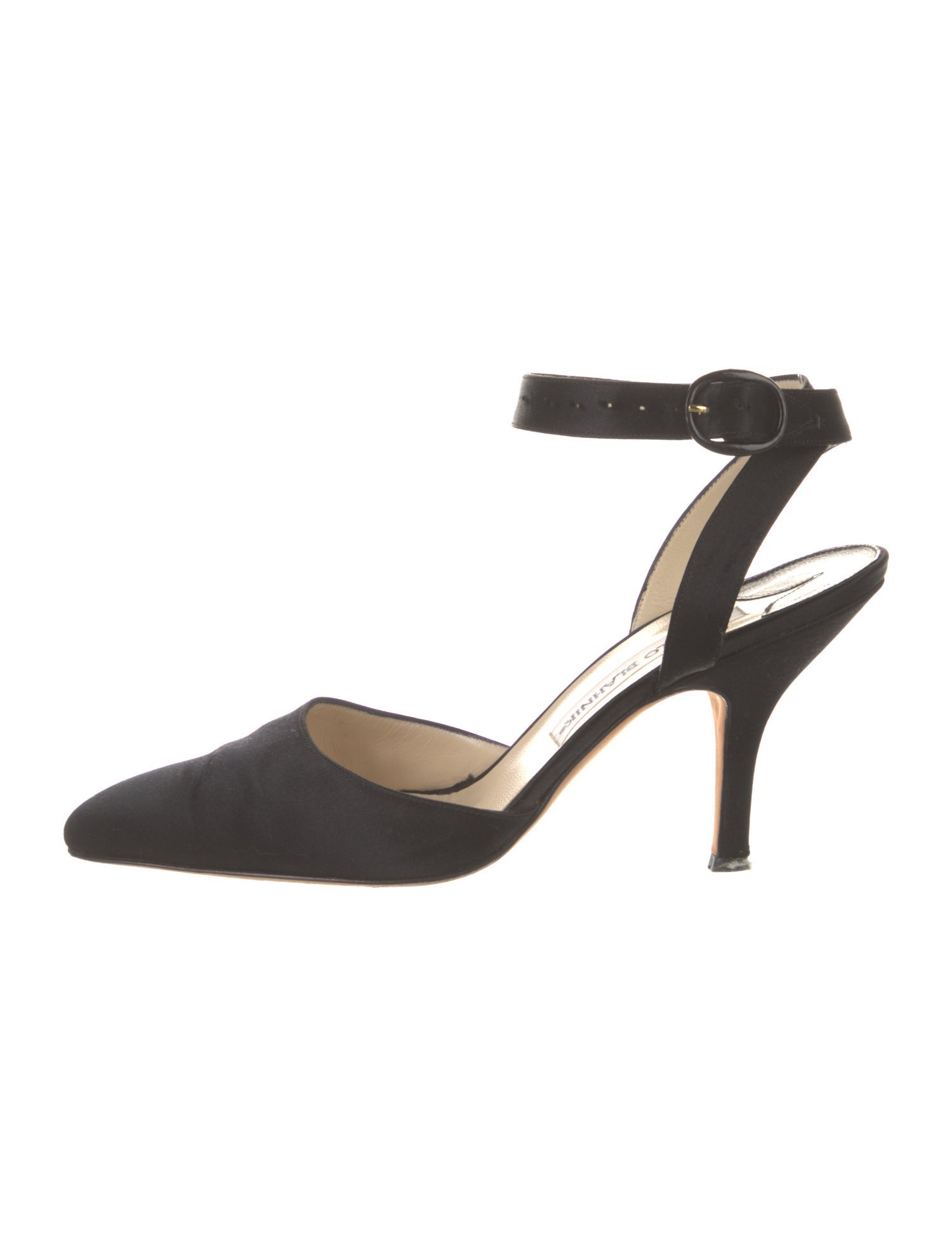 Manolo Blahnik Suede Slingback Pumps