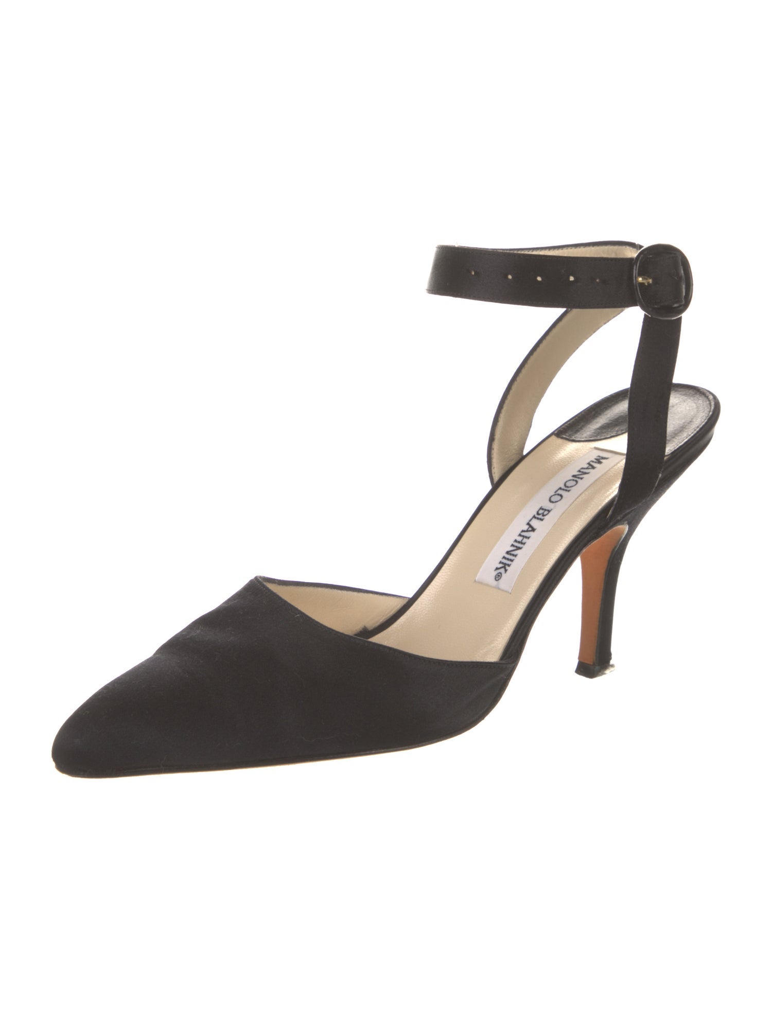 Manolo Blahnik Suede Slingback Pumps