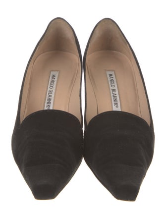 Manolo Blahnik Suede Pumps