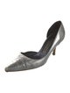 Manolo Blahnik Leather D'Orsay Pumps