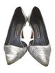 Manolo Blahnik Leather D'Orsay Pumps