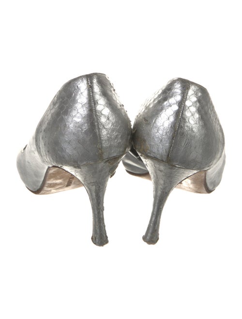 Manolo Blahnik Leather D'Orsay Pumps