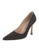 Manolo Blahnik Satin Pumps