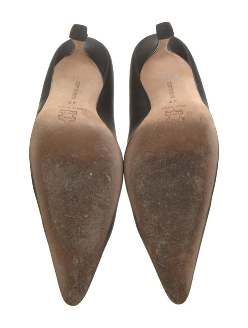 Manolo Blahnik Satin Pumps