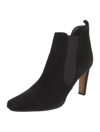 Manolo Blahnik Suede Chelsea Boots