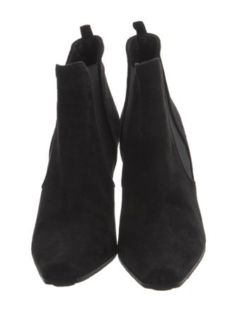 Manolo Blahnik Suede Chelsea Boots