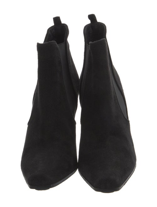 Manolo Blahnik Suede Chelsea Boots