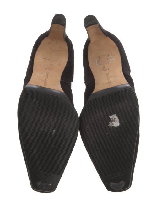 Manolo Blahnik Suede Chelsea Boots