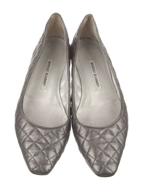 Manolo Blahnik Leather Flats