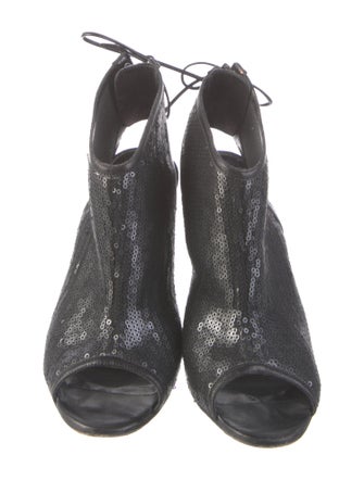 Manolo Blahnik Sequins Slingback Pumps