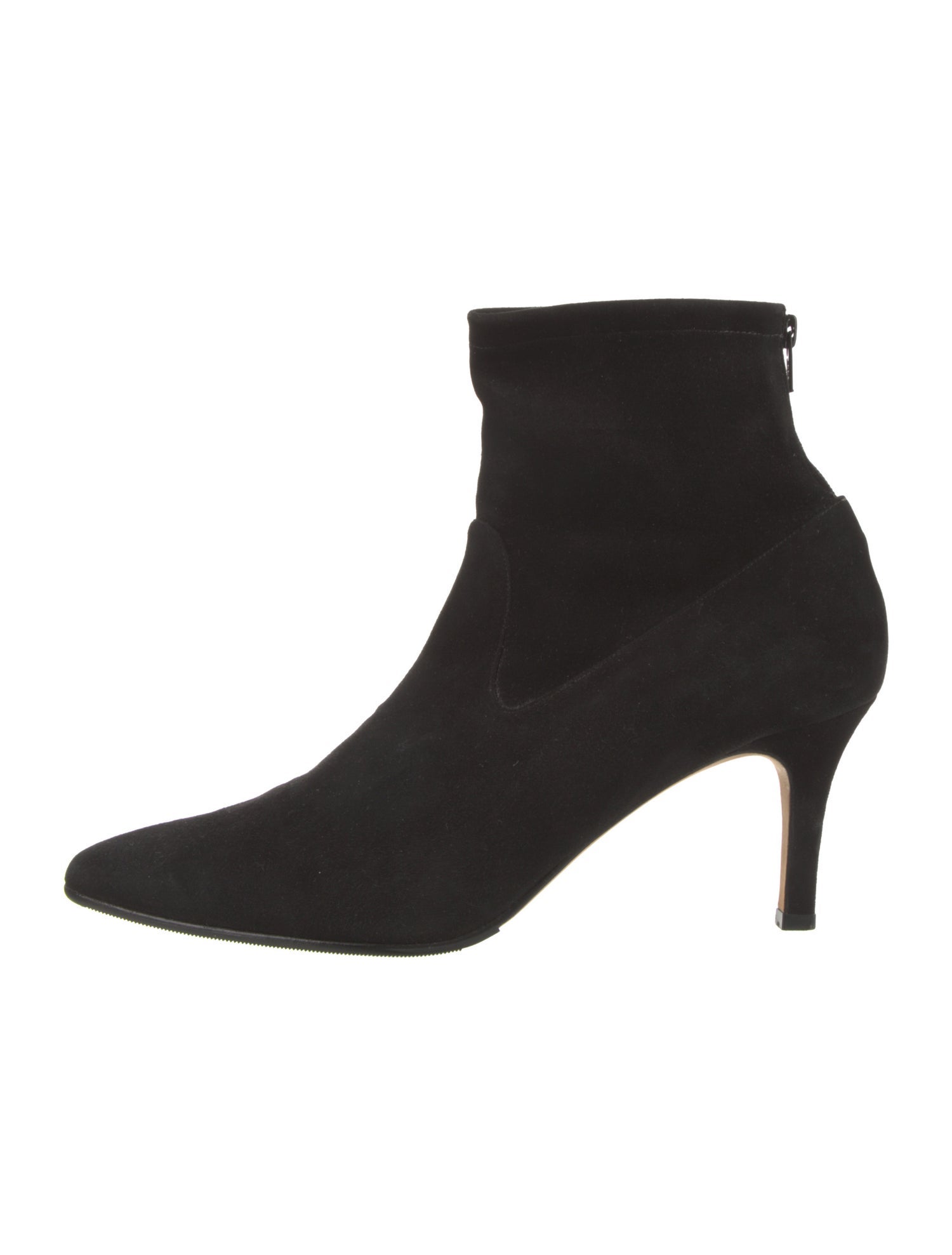 Manolo Blahnik Suede Sock Boots
