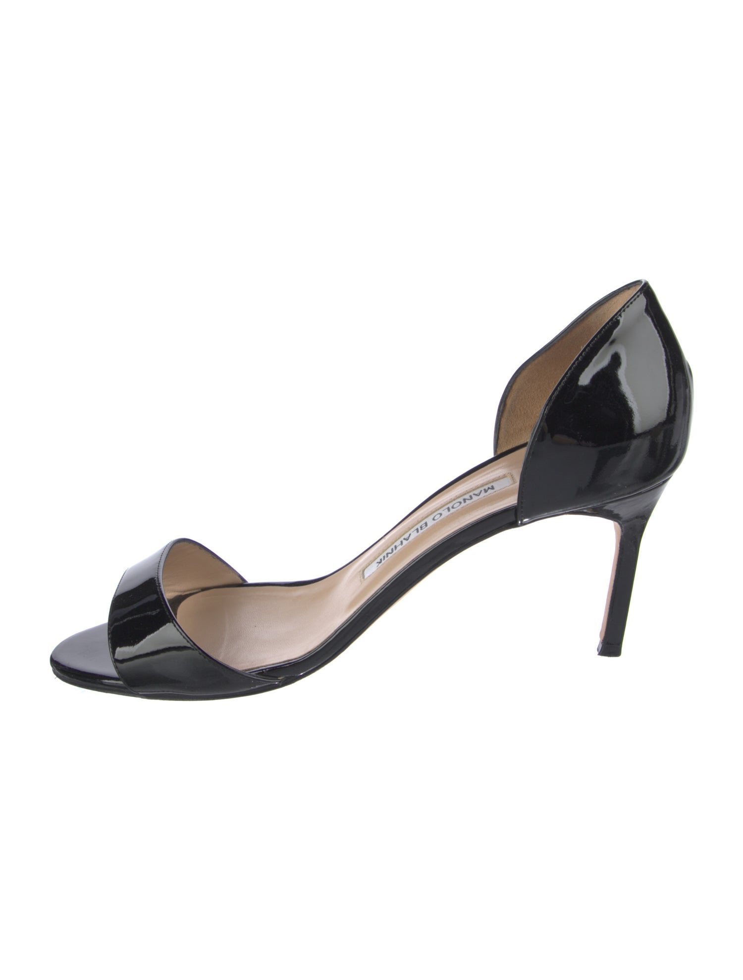 Manolo Blahnik Patent Leather Sandals