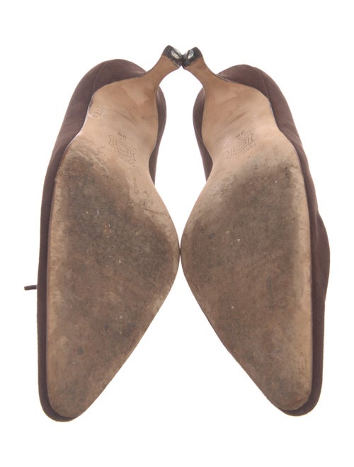 Manolo Blahnik Suede Pumps