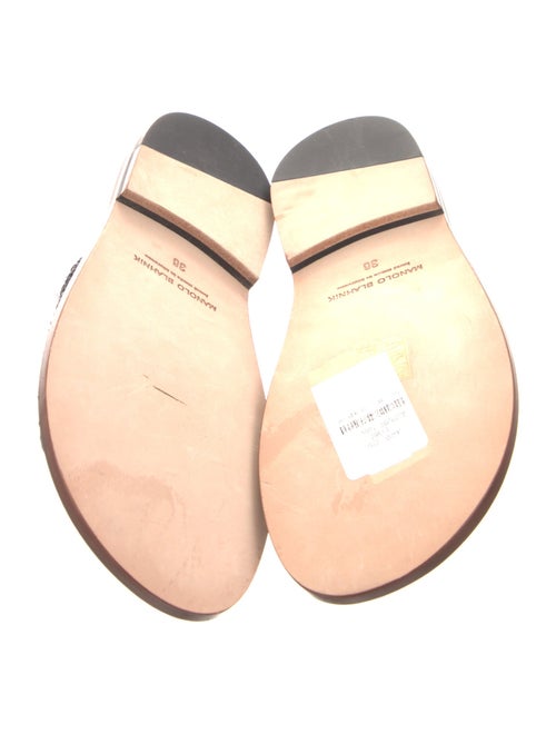 Manolo Blahnik Slides