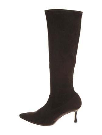 Manolo Blahnik Suede Boots