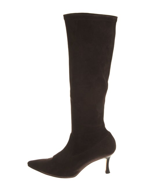 Manolo Blahnik Suede Boots