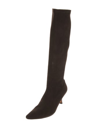 Manolo Blahnik Suede Boots