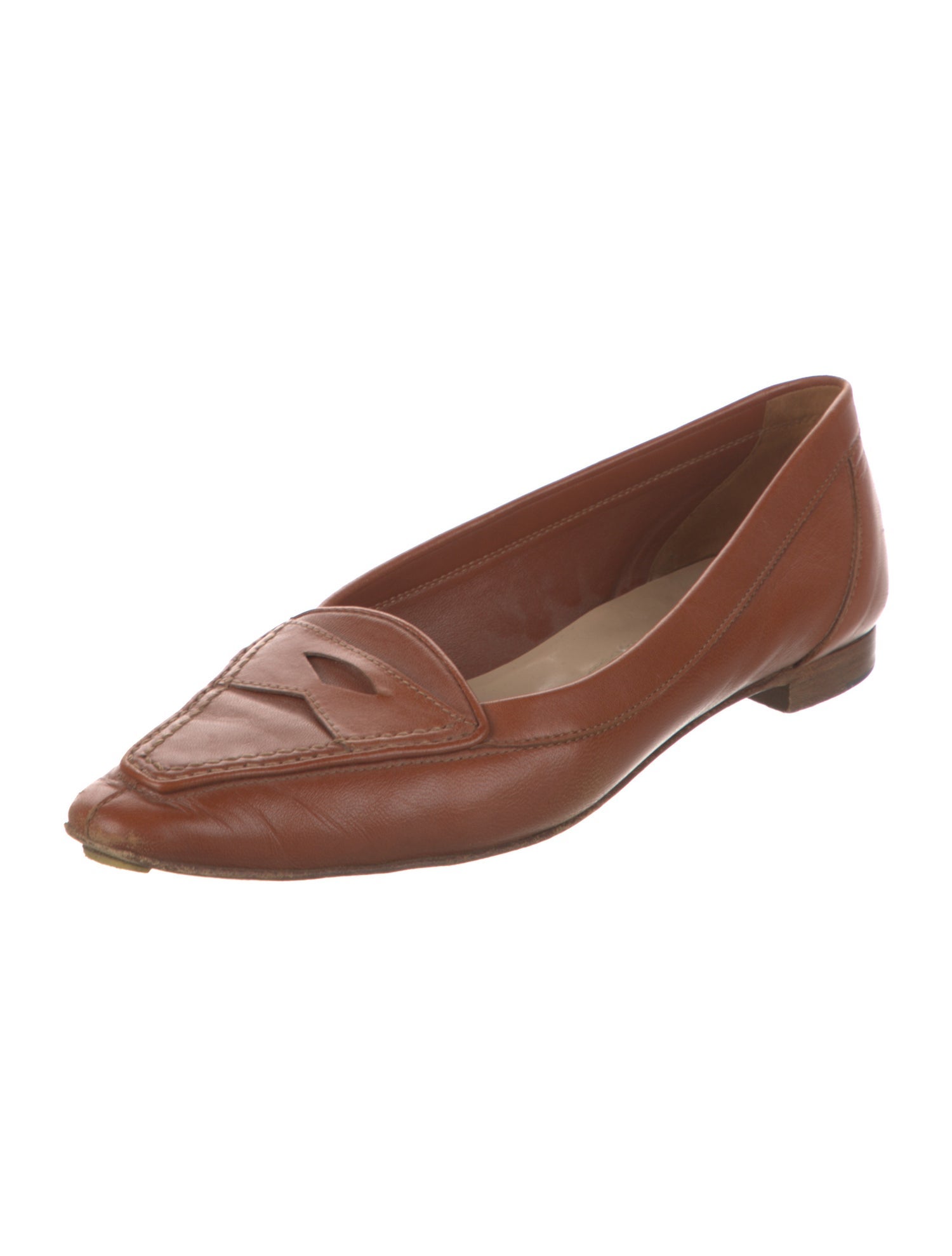 Manolo Blahnik Leather Loafers