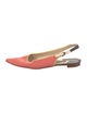 Manolo Blahnik Canvas Slingback Flats