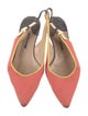 Manolo Blahnik Canvas Slingback Flats