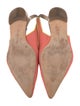 Manolo Blahnik Canvas Slingback Flats