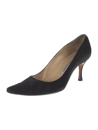 Manolo Blahnik Suede Pumps