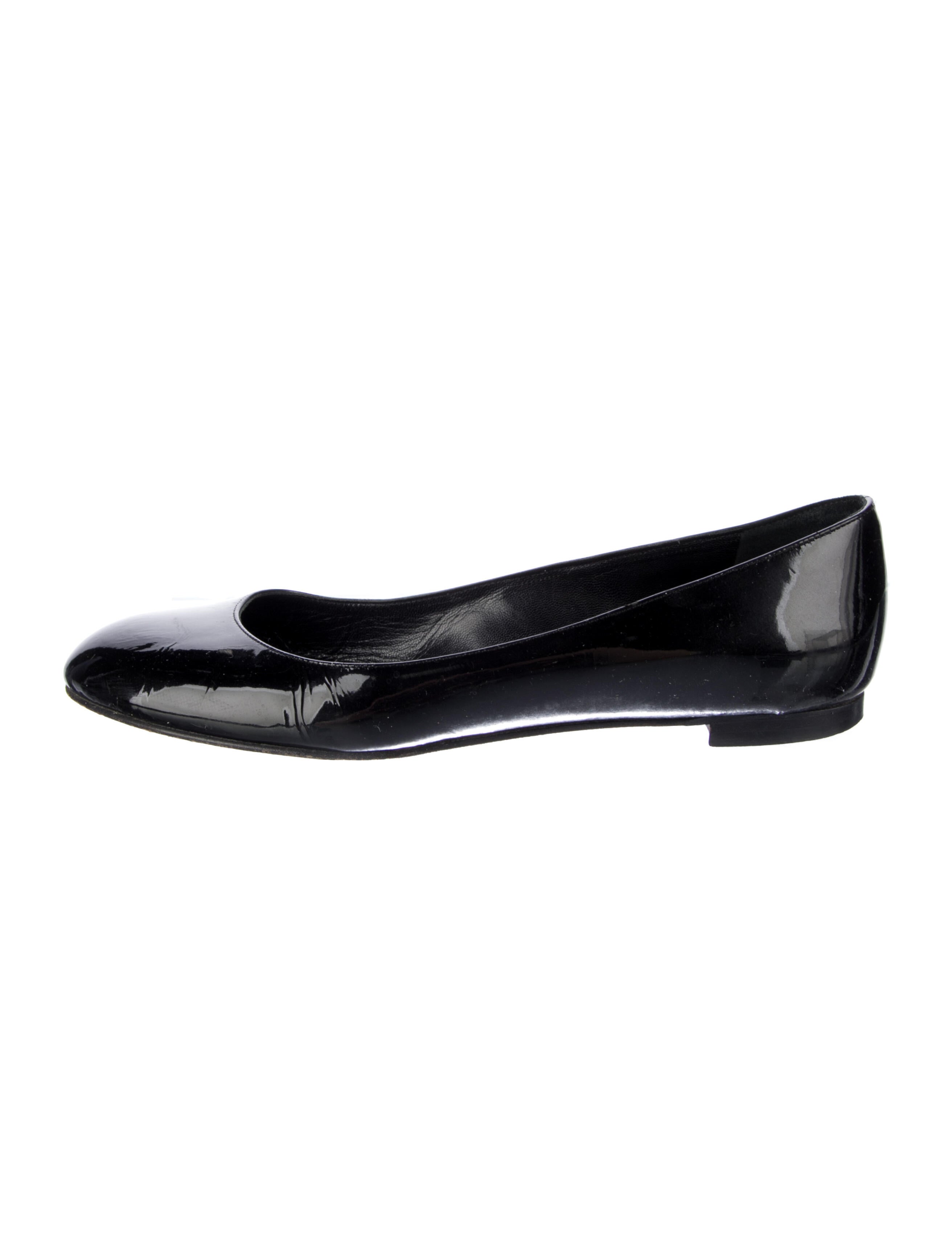 Manolo Blahnik Patent Leather Ballet Flats