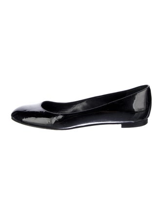 Manolo Blahnik Patent Leather Ballet Flats