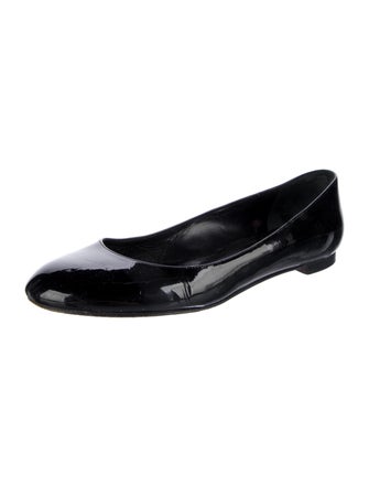 Manolo Blahnik Patent Leather Ballet Flats