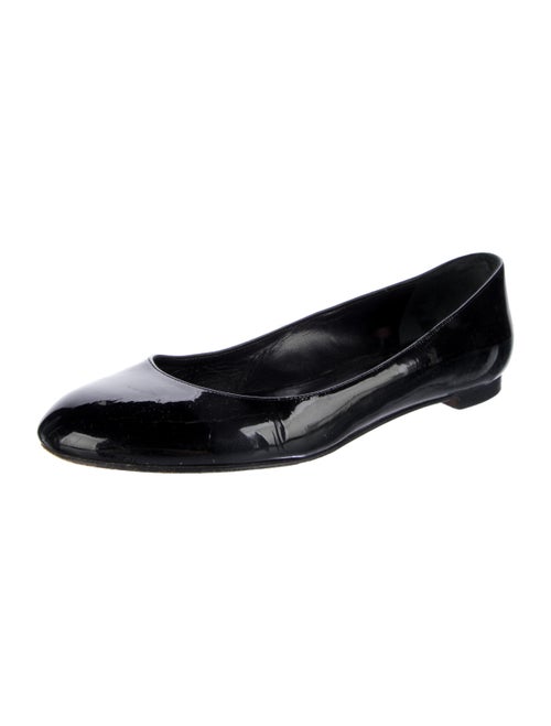 Manolo Blahnik Patent Leather Ballet Flats
