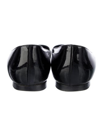 Manolo Blahnik Patent Leather Ballet Flats