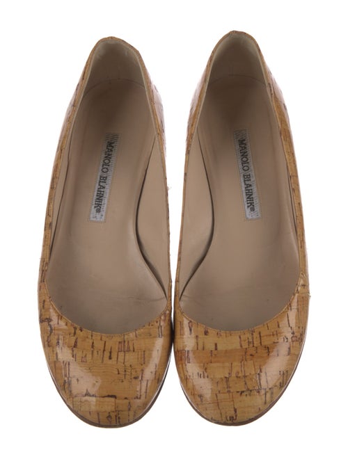Manolo Blahnik Patent Leather Ballet Flats