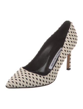 Manolo Blahnik Animal Print Pumps