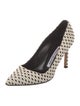 Manolo Blahnik Animal Print Pumps