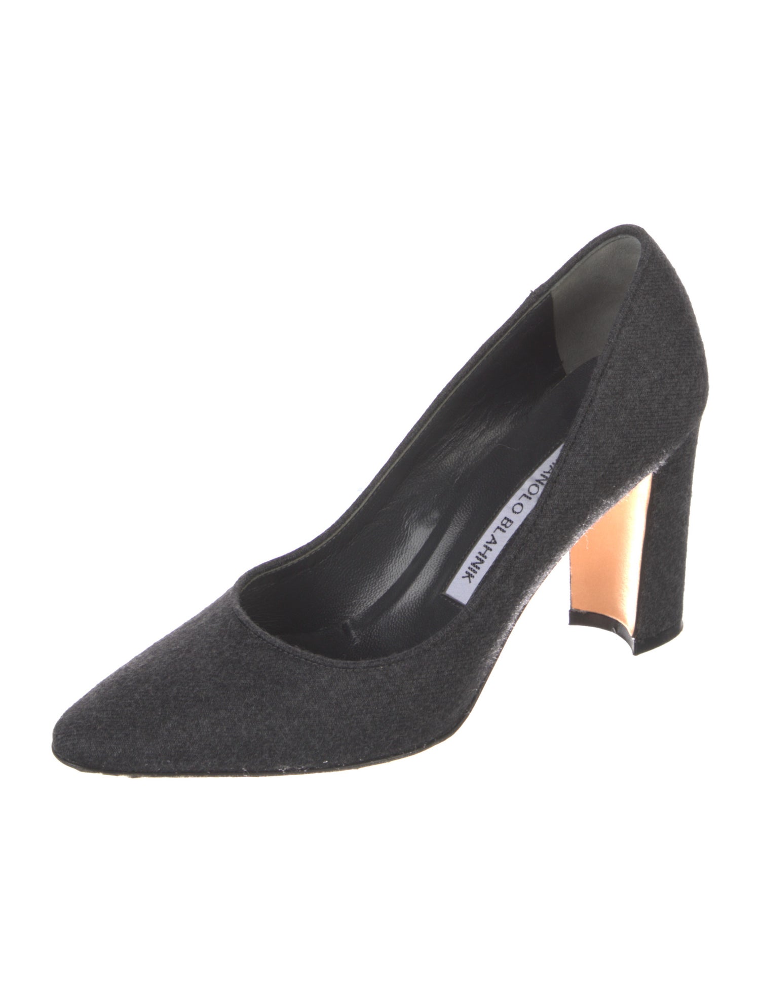 Manolo Blahnik Wool Pumps