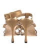 Manolo Blahnik Leather T-Strap Sandals