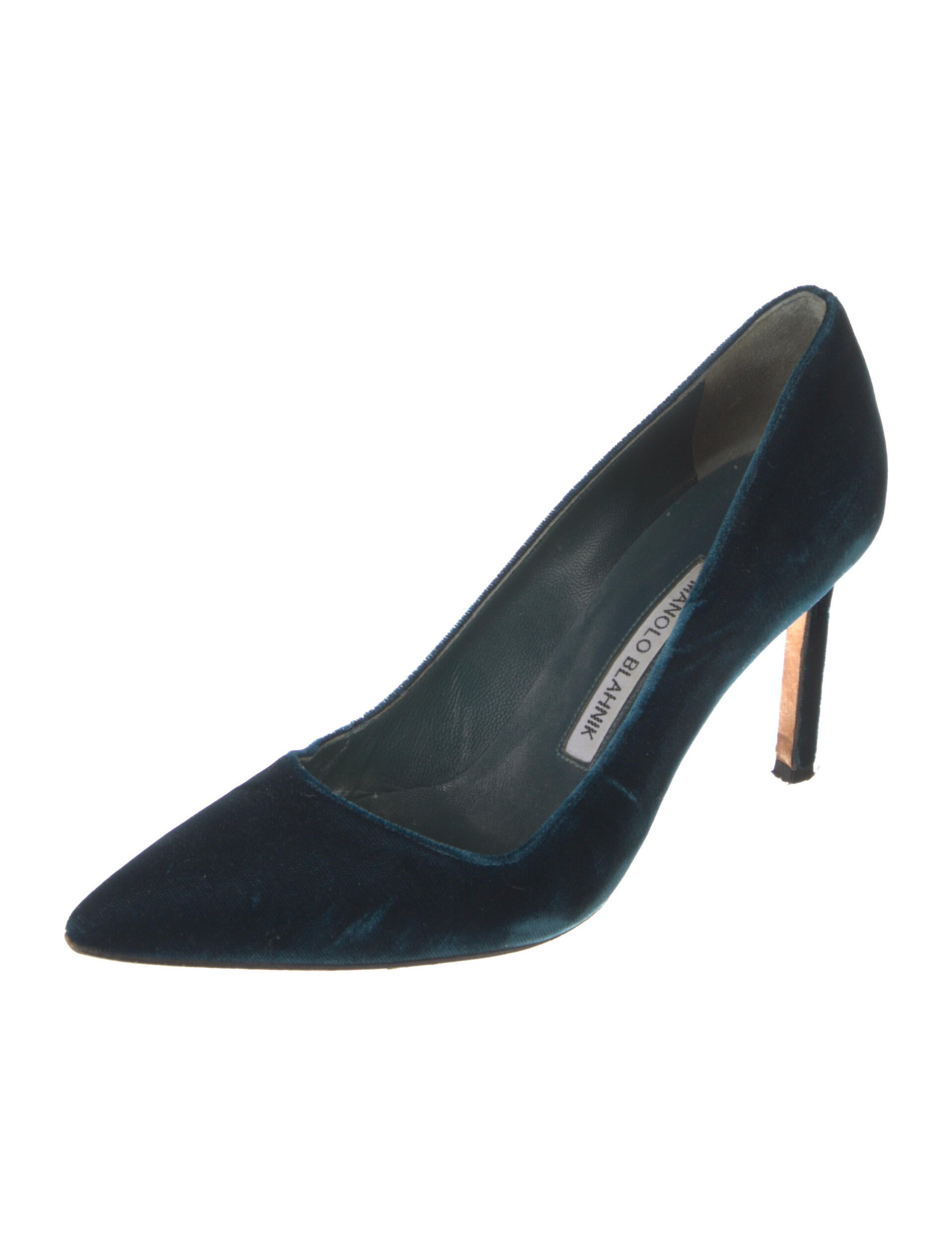 Manolo Blahnik Velvet Pumps