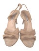 Manolo Blahnik Suede Slingback Sandals
