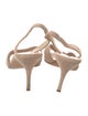 Manolo Blahnik Suede Slingback Sandals