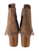 Manolo Blahnik Suede Chelsea Boots