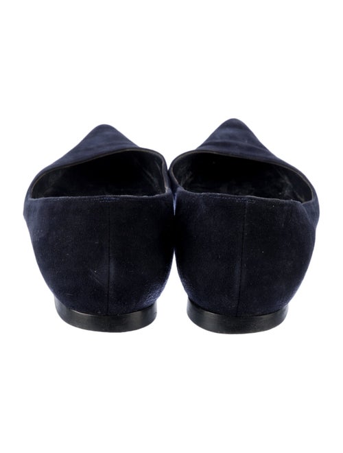 Manolo Blahnik Suede Flats